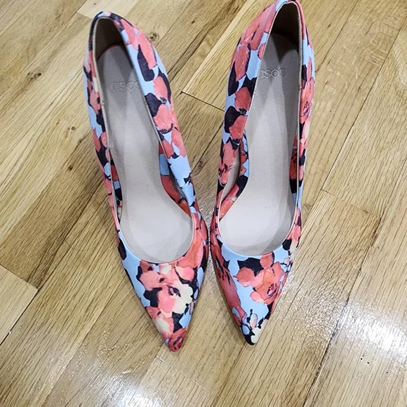 ASOS floral high heel shoes - Picture 3 of 10